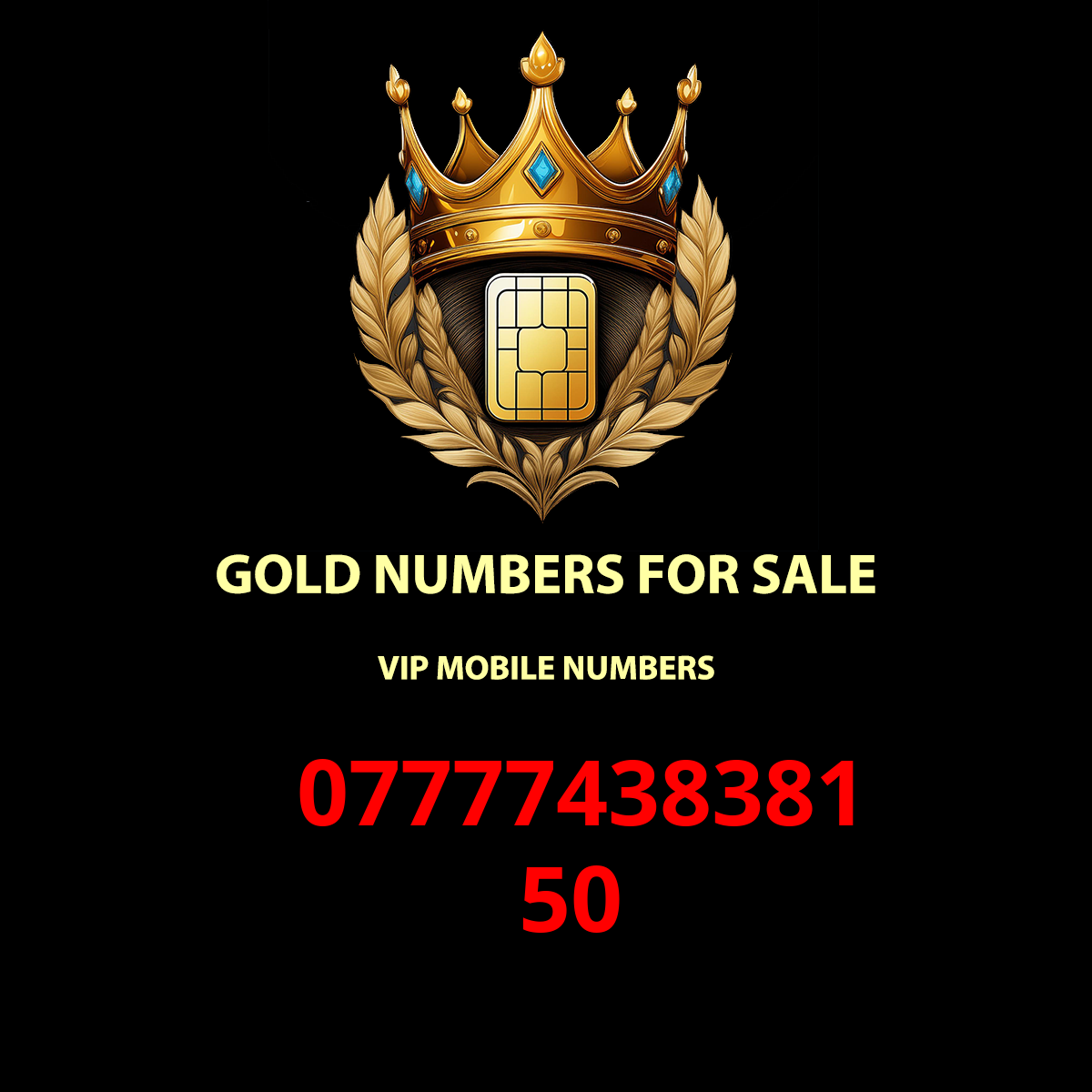 Exclusive Numbers: 07777438381 - Stand Out with Style Image