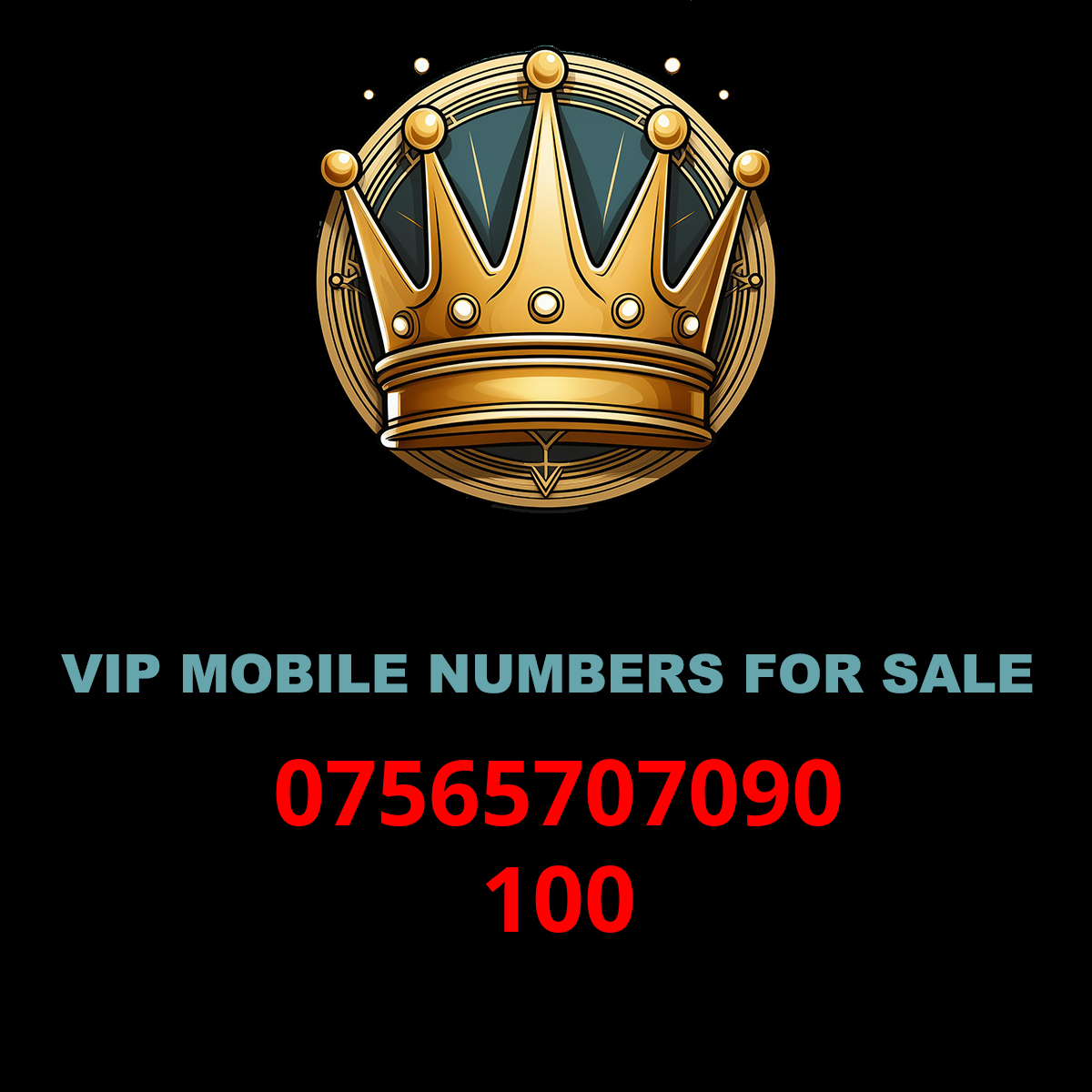 Exclusive VIP Mobile Numbers:07565707090 - Perfect for a Luxurious Identity Image