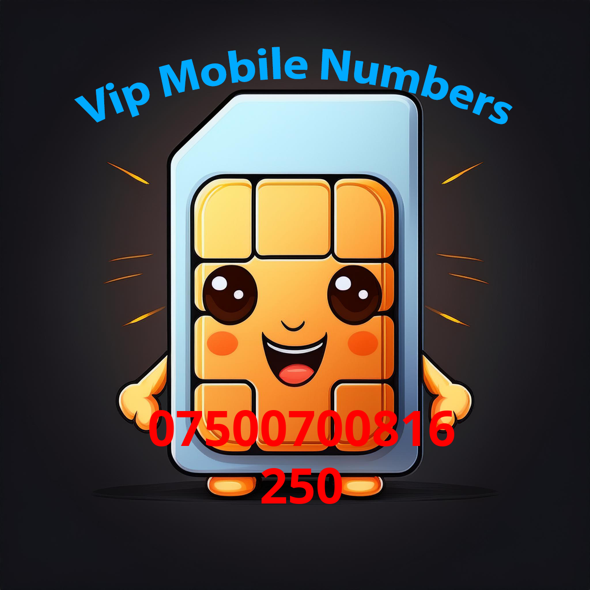 Fancy Mobile Numbers for Sale:07500700816 - Premium Options for VIPs Image