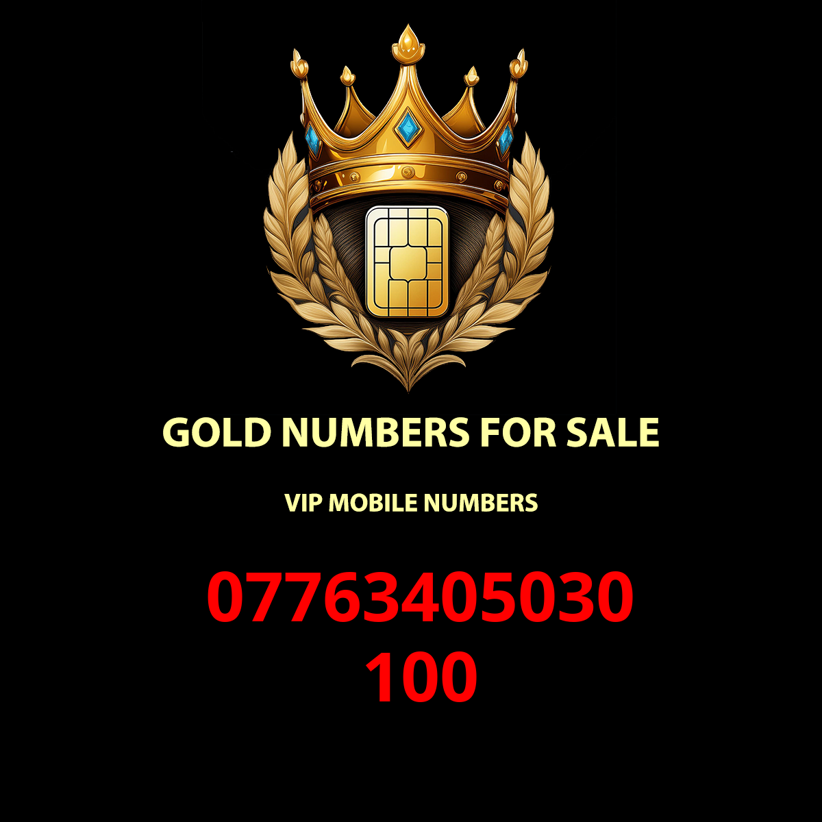 Platinum Mobile Numbers UK:07763405030 - Experience the Ultimate in Luxury and Exclusivity Image