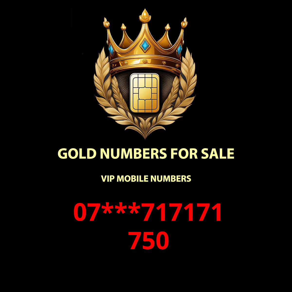 Fancy Numbers for Sale:07***717171 - Elevate Your Mobile Identity with VIP Status Image